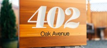 Carved Address Signs